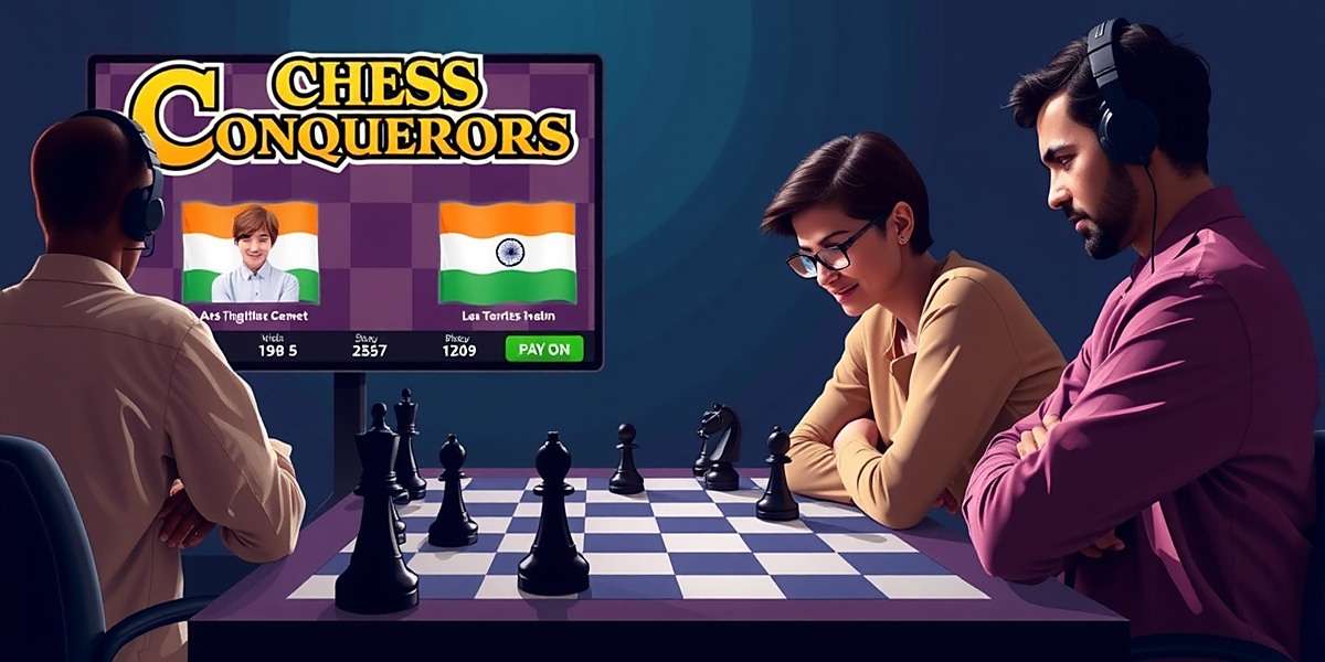 Chess Conquerors live tournament with Indian players competing virtually